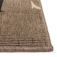 thumbnail image 4 of Trans-Ocean Imports RVIS8765311 7 ft. 10 in. Liora Manne Square Riviera Happy Words Indoor & Outdoor Rug - Taupe, 4 of 6