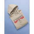 thumbnail image 3 of J'adore You Banner Hoodie Women -Image by Shutterstock, Female Large, 3 of 4
