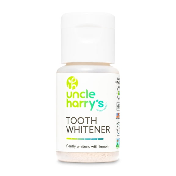 Tooth Whitener Powder by Uncle Harry's Natural Products (0.7oz Powder)