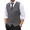 Gray, variant on COOFANDY Men's Fashion Formal Slim Fit Business Dress Suit Vest Waistcoat