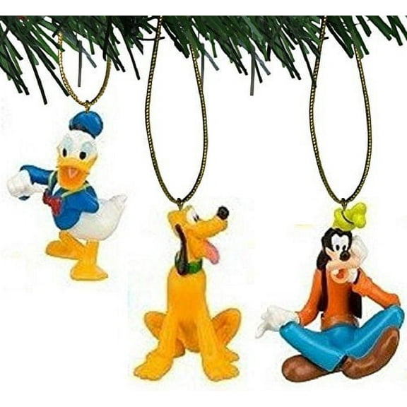Disney's Mickey Mouse Clubhouse "Goofy, Donald & Pluto" 3pc Ornament Set