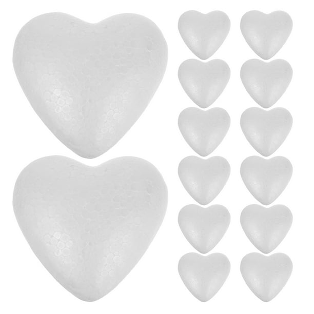 ColoMX 20 piezas de bolas de espuma artesanales de la fabricación de espuma en forma de corazón