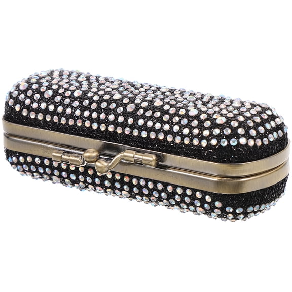 HEANUJJ Multi-Functional Lipstick Case with Mirror, Alloy Material, Vintage Design, Portable Makeup Storage Accessory
