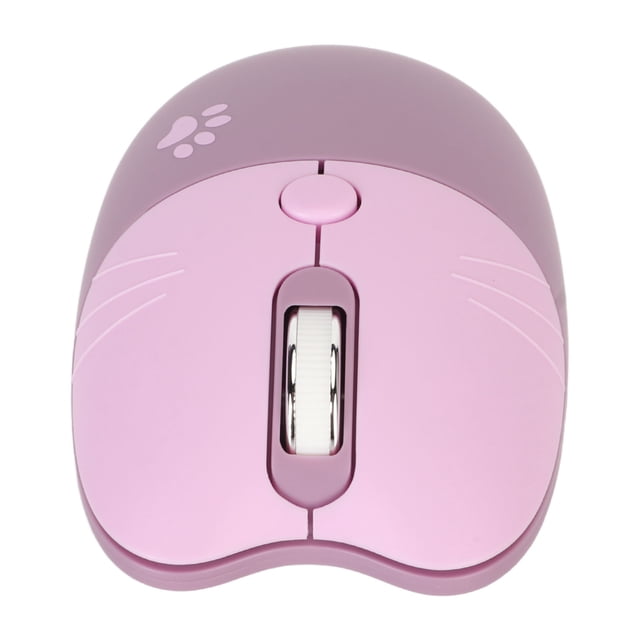 Cute Cat Cordless Mouse 2.4G 3 Levels DPI Silent Compatible for Laptop Computor, Cute
