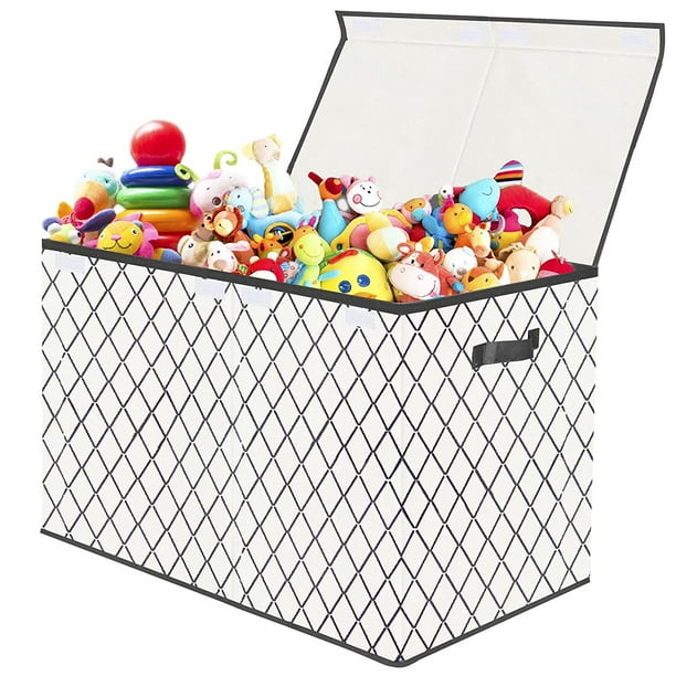 Kids Toy Box Storage Bins Large Toy Chest Organizer for Boys Girls