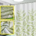 thumbnail image 6 of Vggrvlo Bath New Arrivals Shower Curtain or Liner with 12 Hooks Premium PEVA Microfiber Bath Curtain for Bathtub 32"x72" Sage Green, 6 of 6