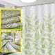thumbnail image 5 of RKSTN blackout curtains Bathroom Shower Curtain Proof Printed Shower Curtain Bathroom Curtain Toilet Partition Curtain No Need To Punch Holes To Provide Hook, 5 of 5