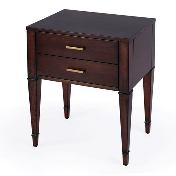 Butler Specialty Company Kai 2 Drawer End Table - Cherry