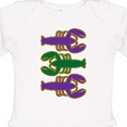 thumbnail image 4 of Inktastic Mardi Gras Celebration Funny Crawfish Boys or Girls Long Sleeve Baby Bodysuit, 4 of 5