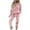Pink, variant on Scyoekwg Women's Fall Two Piece Outfits Long Sleeve Sweatshirt Jogger Sweatpant Casual Two Piece Set Matching Outfits Fashion Tracksuit (Pink,S)