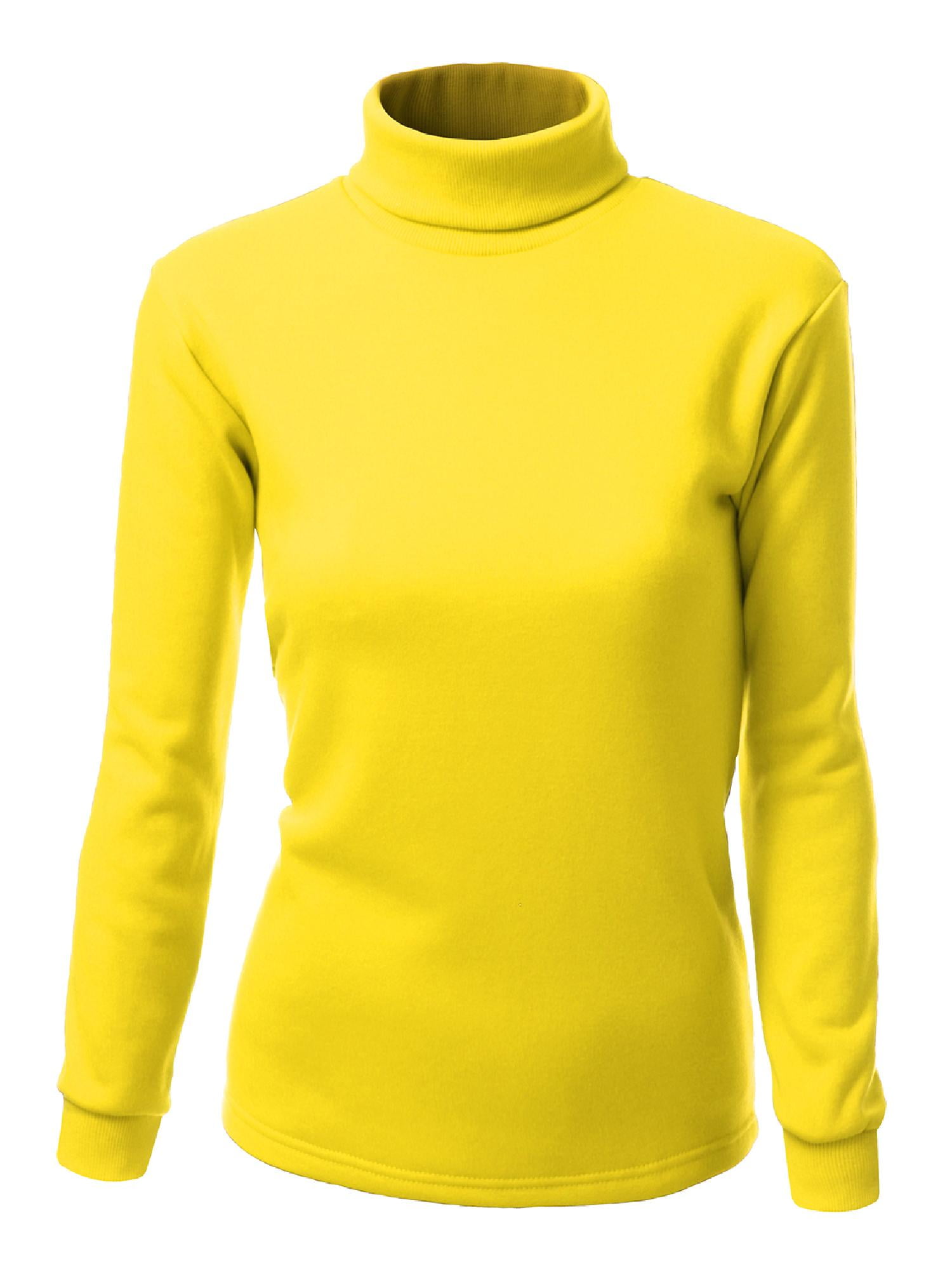 FashionOutfit Women's Double Long Sleeve Layer Turtleneck TShirt