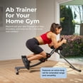 thumbnail image 3 of Sunny Health & Fitness Core Glider Ab Waist Trainer Machine - Ab & Core Slides, 3 of 7