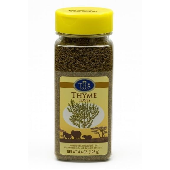 THXFOODS Thyme Leaves Seasoning Dried Herbs 4.4oz