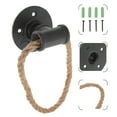 thumbnail image 6 of LOLIPPYY Black Vintage Rope Style Cabinet Handles for Home Furniture, Set of 3 Drawer Pulls, 6 of 8
