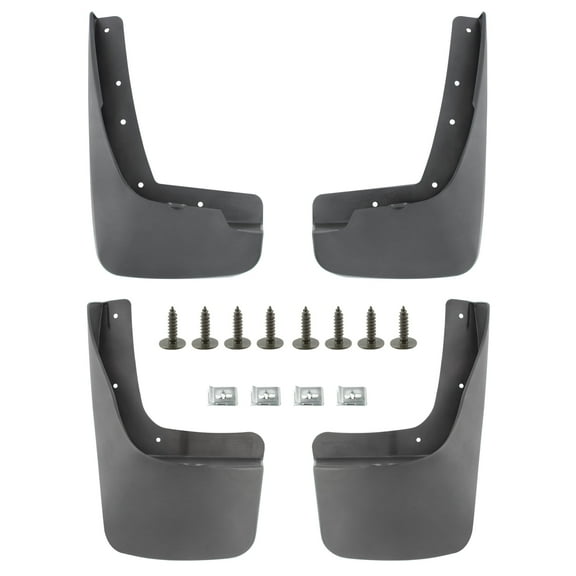BOXI Set of 4 Front and Rear Side Mud Flaps Splash Guards Fit for Jeep Liberty KK 2008 2009 2010 2011 2012 Sport Utility