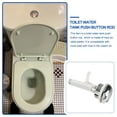 thumbnail image 5 of Raindrops Toilet Flush Switch Assistor Toilet Tank Buttons Electroplating Plastic 1Pack, 5 of 8