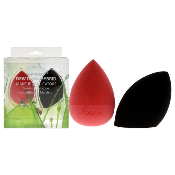 Dew Drop Hybrid Silicone Infused Blender de Sorme Cosmetics para Mujeres - 2 Pc Set Sponge Sorme Cosmetics Esponja 2 Pc