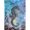 thumbnail image 1 of Cuadros Decorativos Kits de pintura de diamantes 5D DIY Hippocampus Full Square Drill Mosaic (30x40CM) Likrtyny embutido en tela, 1 of 9
