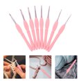 thumbnail image 4 of 8Pcs Soft Handle Crochet Needles Handcraft DIY Knitting Crochet Hooks Weaving Tools, 4 of 8
