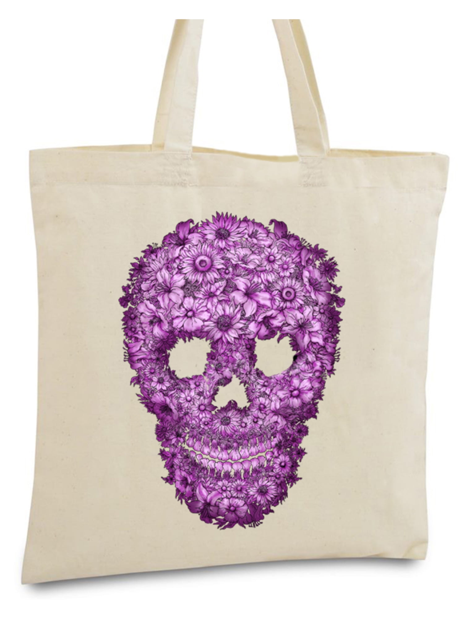 skull beach bag