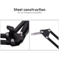 thumbnail image 4 of DJ Broadcasting Microphone Suspension Boom Scissor NB-35 Arm Stand Table Mounting Clamp with Mic Clip(Pack of 2) Yescom Modern, 4 of 7