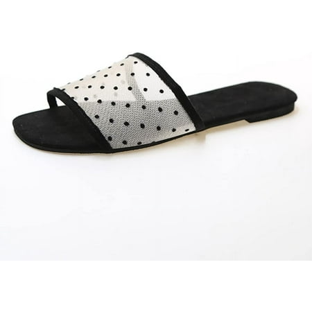 

Summer Shoes Woman Flats Slippers Sandals Women Casual Flat Flip-Flops Flat with Leisure Slides (Color : D Size : 35)