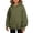 Army Green, variant on akafmk Girls Hoodie Sweatshirts Oversized Long Sleeve Sweatshirt with Kangaroo Pocket Casual Pullover Hooded Tops Solid Color Versatile Fall Clothes, Size 11-12 Years