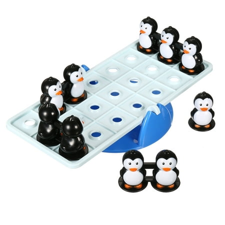 Balance Penguin Desktop Board Game Seesaw Teeter Style Intelligence Birthday Gift Entertainment Present 1-4 (Top 10 Best Intelligence Agencies)