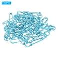 thumbnail image 3 of Uxcell Safety Pins 1.97 Inch Large Metal Sewing Pins Blue 50Pcs, 3 of 5