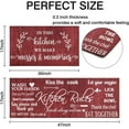 thumbnail image 3 of Red Farmhouse Kitchen Rug Sets of 2 Piece Non Slip Kitchen Rugs and Mats Washable Kitchen Mats for Kitchen Floor Mat Carpet Runner Rugs for Hallway Laundry Decor 17”x30“+17'' X 47'', 3 of 7