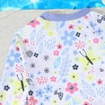 thumbnail image 7 of mgoYE 4t 5t Swimsuit Girls Toddler Girls Long Sleeve Swimsuit 2 Piece Rashguard Set Sun Protection Girls Bathing Suit Kids Swimwear(Purple,3-4 Years), 7 of 7
