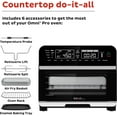 thumbnail image 2 of Restored Instant Omni Pro 19 QT/18L Air Fryer Toaster Oven Combo, 14-in-1 Functions, Stainless Steel, 2 of 5