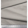 thumbnail image 2 of Soimoi Green Poly Georgette Fabric Geometrical Star Geometric Print Fabric by Yard 52 Inch Wide, 2 of 5