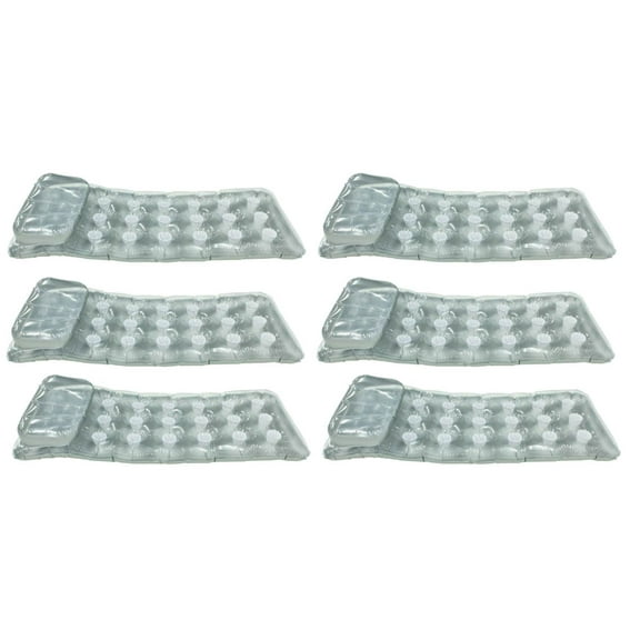 Intex 18-Pocket Mattress Suntanner Pool Lounger w/ Headrest (6 Pack) | 58894EP