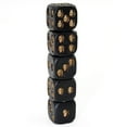 thumbnail image 3 of Dados de calavera de Halloween de 5 piezas - Dados de juego de cara de esqueleto 3D para Club Pub, 3 of 9
