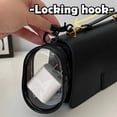 thumbnail image 5 of 1Pcs  Round Headset Data Cable Portable Multifunctional Storage Bag Protective Cover Data Cable Storage Box Organizer Box WHITE, 5 of 8