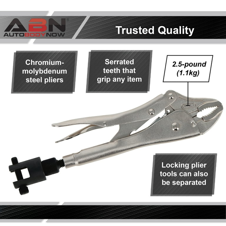 ABN Locking Pliers Slide Hammer Puller 2.5lb for Nail Seal CV Axle Removal Tool