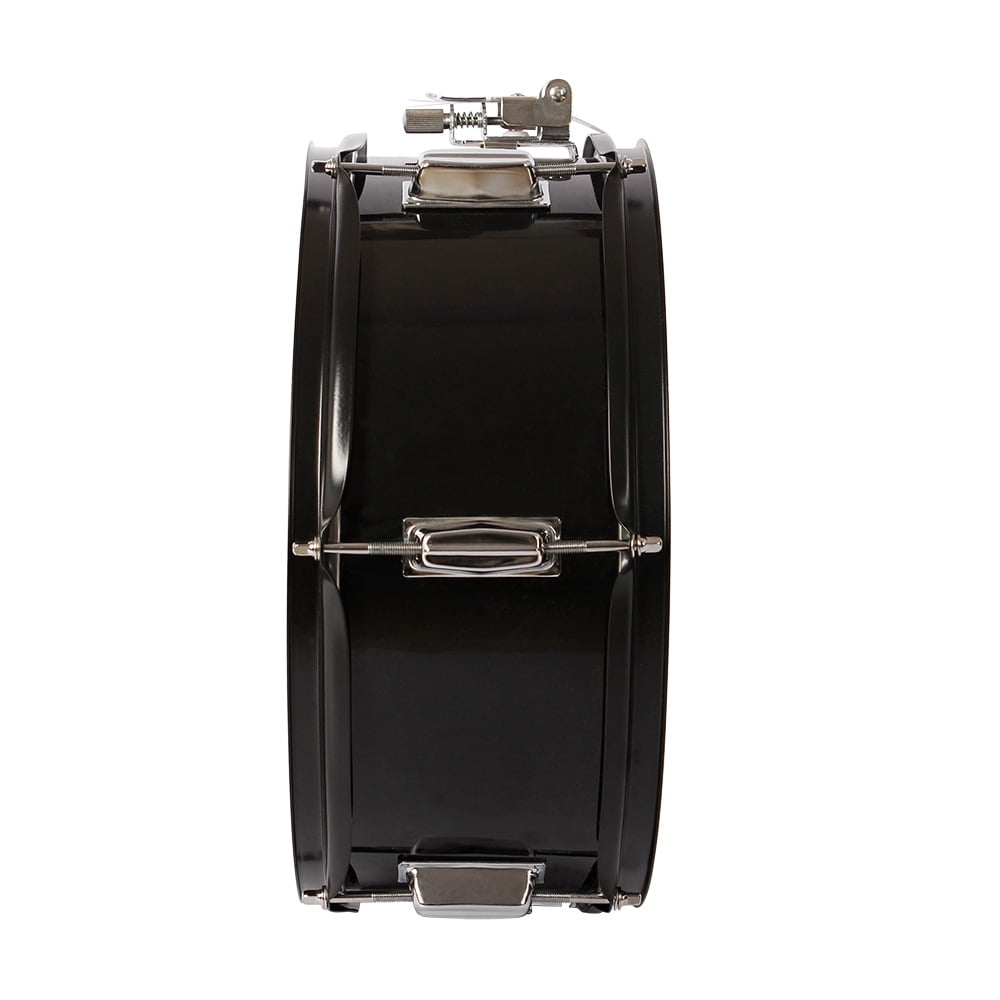 Professional Marching Snare Drum & Drum Stick & Strap & Wrench Kit Black, 14" x 5.5"