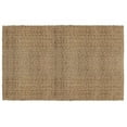 thumbnail image 2 of Lenn 8 x 10 Handspun Area Rug, Herringbone Woven Pattern, Brown, Gray Jute, 2 of 5