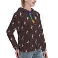 thumbnail image 6 of Kdxio Leopard Print Print Womens Oversized Hoodies Sweatshirts Hooded Pullover Tops Sweaters Casual-X-Large, 6 of 7