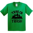 thumbnail image 3 of Inktastic Trailer Trash Camping Humor Youth T-Shirt, 3 of 5