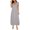 Gray, variant on Qiopertar Women's Casual Maxi Dress with Pockets Round Neck Short Sleeve Loose Fit Long Dress Solid Color Comfy Beach Vacation Travel, Light Blue 5XL