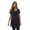Navy, variant on Riviera Sun Loose Fit Mesh Sleeve Lace up Embroidered Tunic Top Blouse Shirt (Black, Medium)
