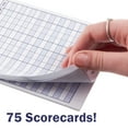 thumbnail image 3 of Brybelly Pinochle Scorecards, 75-pack - Set of Replacement Score Sheet Refills for Pinochle Card Games - Must-have Accessories for Family Game Night - Extra Playing Card Game Tear-away Scoring Pads, 3 of 4