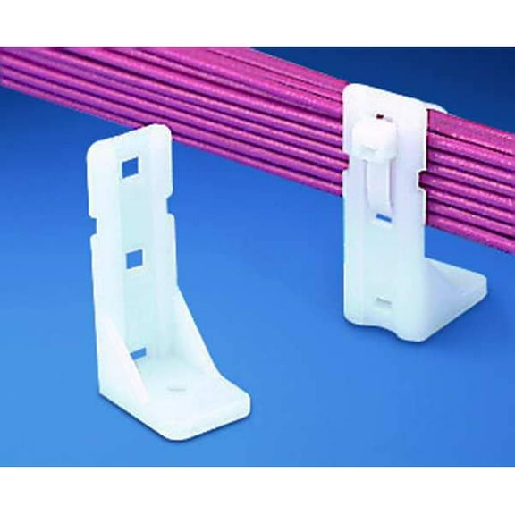 Panduit Cable Tie Base,Screw Mount,PK10 PP2S-S12-X
