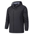 thumbnail image 2 of Chaquetas de senderismo impermeables para hombre, informales, para exteriores, de corte entallado, para acampar, ropa de trabajo para hombre, sudadera con capucha para hombre, chaqueta de piloto con c, 2 of 5