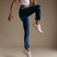 thumbnail image 6 of CFLVAEK Women's Yoga Pants 2025 Casual High Waisted Cinch Bottom Leggings Solid Color Running Workout Pant Comfy Home Trousers Navy XXL, 6 of 9