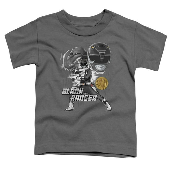 Power Rangers - Black Ranger - Toddler Short Sleeve Shirt - 2T