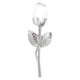 thumbnail image 1 of GOOHOCHY Flores de vidrio Rosa de cristal Rosas de vidrio con tallos Figuras de cristal Objetos de colección, 1 of 8