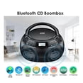 thumbnail image 5 of CD Player Multifunction Portable Bluetooth CD Player Radio Dual Speaker Stereo Audio Input USB Player Plug, 5 of 5